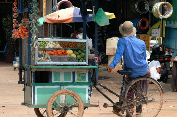 柬埔寨水果销售商