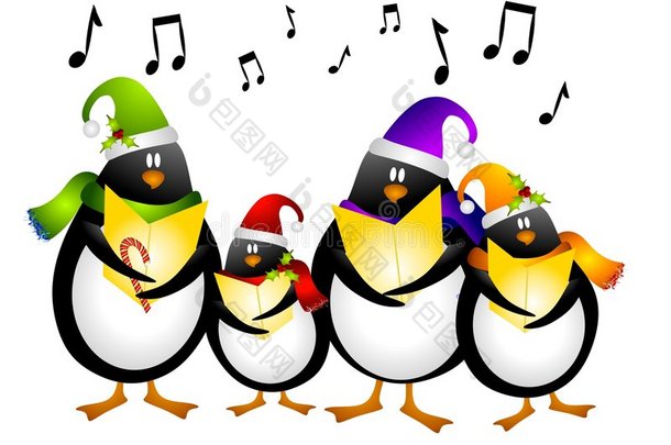 唱企鹅圣诞颂歌