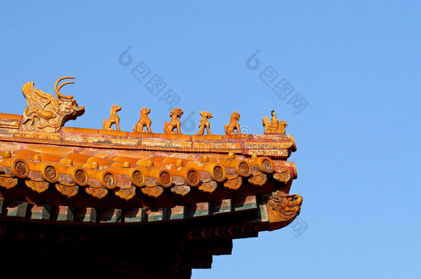北京紫禁城屋檐