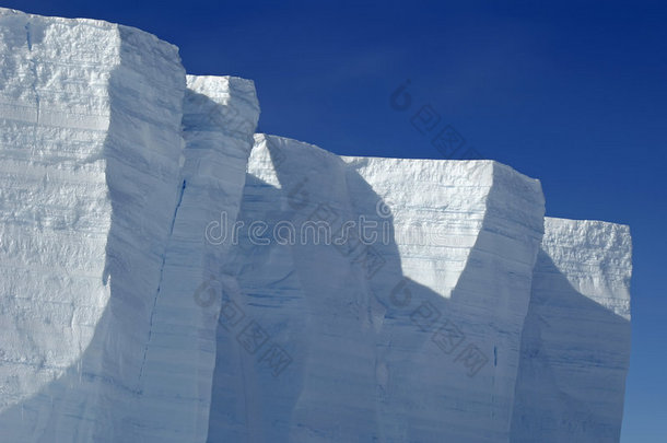 南极冰架边缘