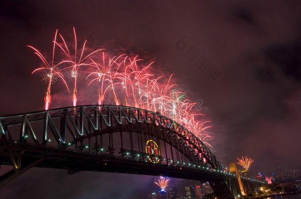 <strong>悉尼海港大桥</strong>新年焰火
