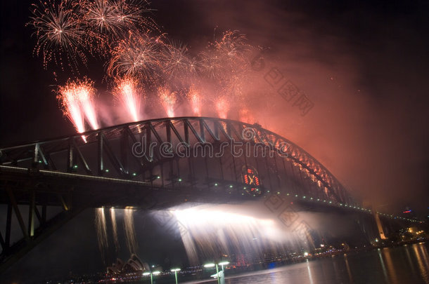 悉尼<strong>海港大桥</strong>新年焰火