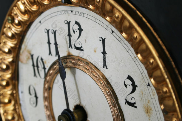 古董钟细节