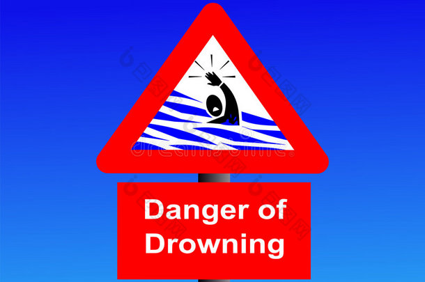溺水危险标志