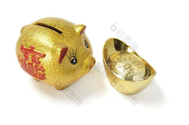 金锭<strong>金猪</strong>存钱罐