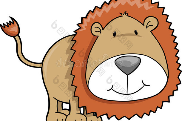 狮子插图