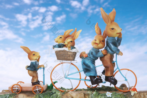 复活节兔子家族