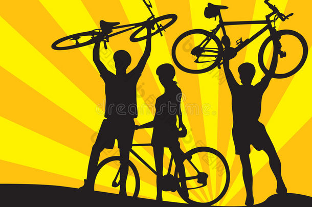 自行车和男孩女孩1