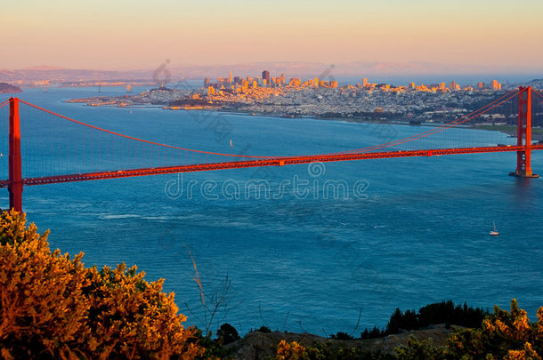 金门大桥与旧金山