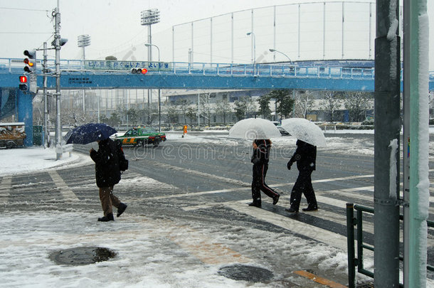 城市降雪