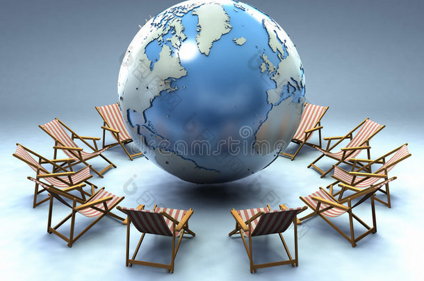 世界各地的沙滩椅