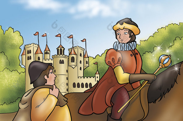 王子与城堡-童话故事