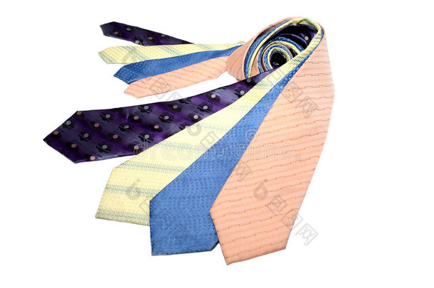 彩色领带组