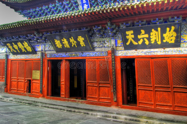 中国寺庙门