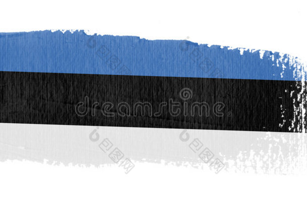 刷旗爱沙尼亚