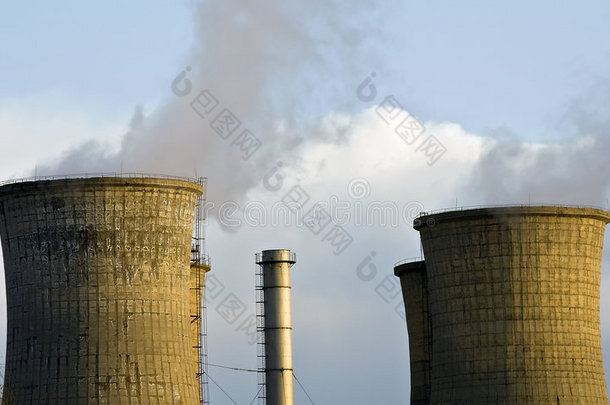 <strong>污染</strong>-工业塔释放有毒气体