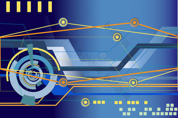 抽象的高科技背景