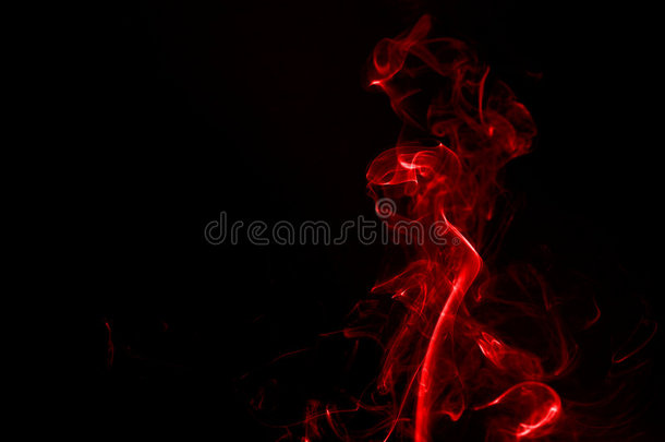 香烟抽象-红色