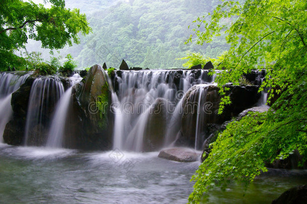 温泉瀑布温泉