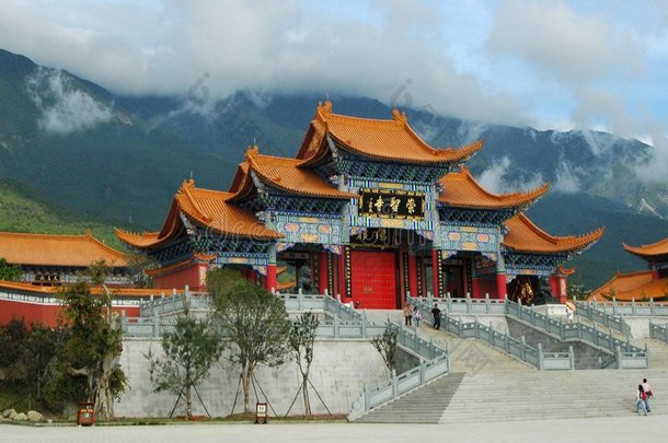 中国大理的一座寺庙