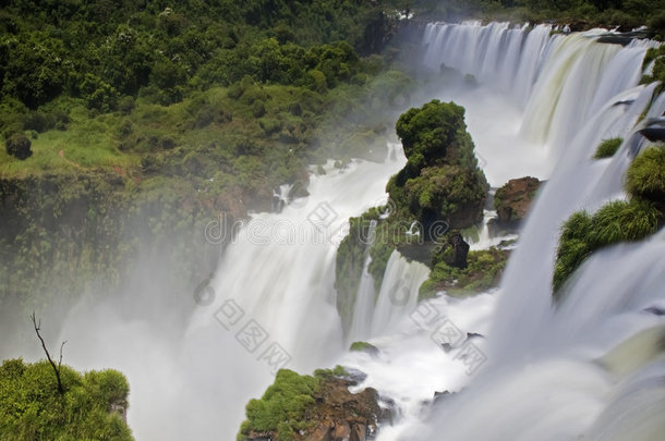伊瓜苏瀑布是地球上最大的瀑布群