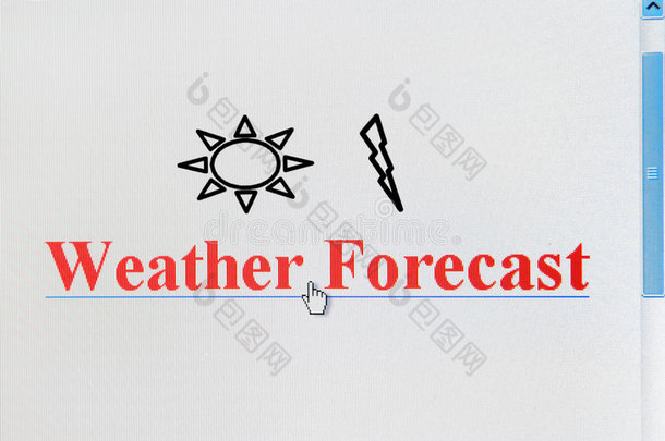 天气预报互联网连接