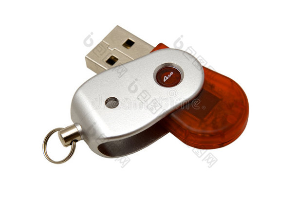 usb红色和银色pendrive