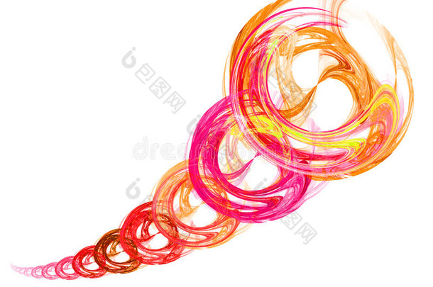 气泡的分形螺旋链
