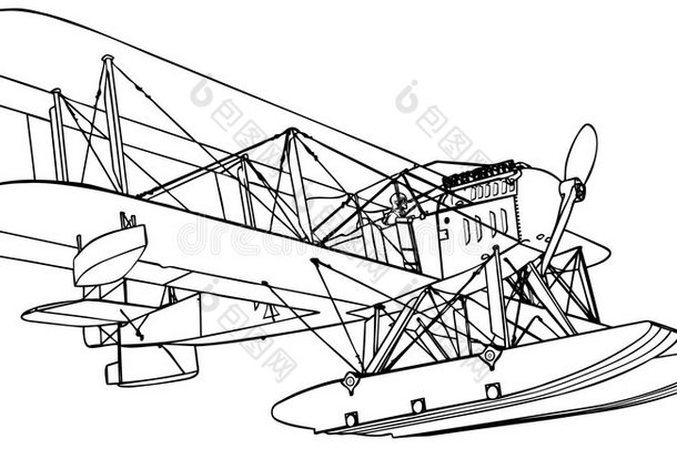 老式水上<strong>飞机</strong>