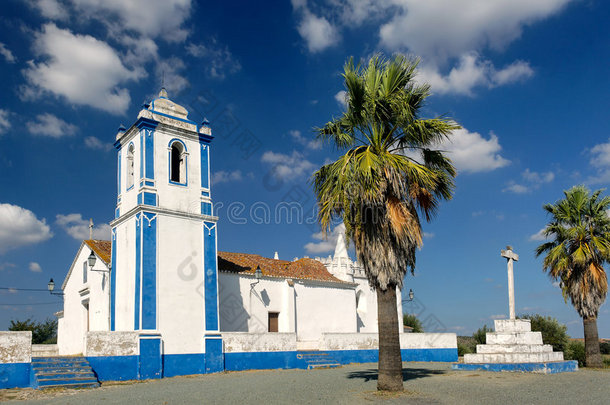 葡萄牙，阿伦特乔：埃沃拉附近的小教堂