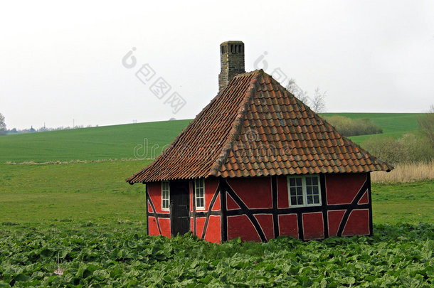 古老的童话传说中世纪风格的家