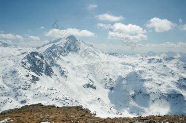 冬季高山