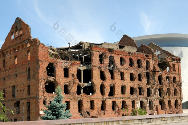 博物馆全景斯大林格勒战役摧毁米尔沃