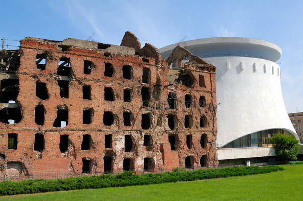 博物馆全景斯大林格勒<strong>之战</strong>摧毁了米尔伏尔加格勒
