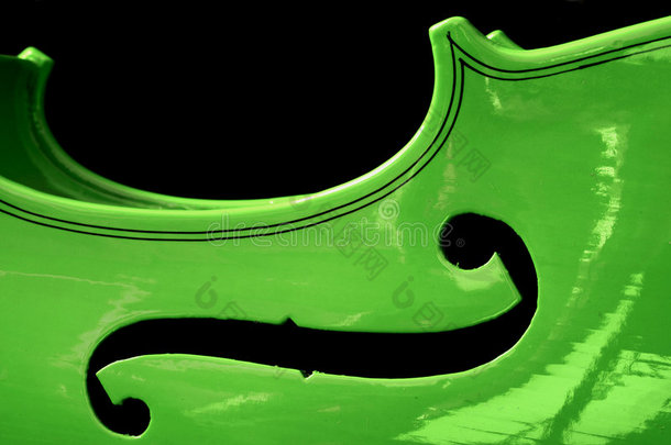 绿色小提琴