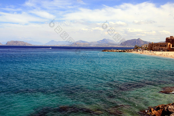 海，海滩和海岸，西西里岛