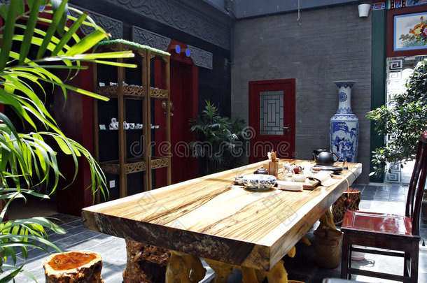 中国古代茶馆。