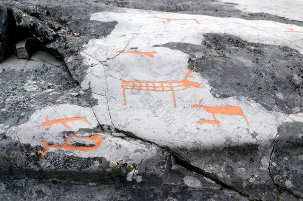 挪威阿尔塔的石刻