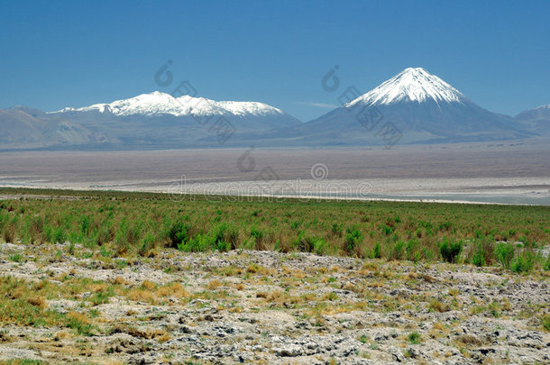 利坎卡布尔火山，安第斯山脉