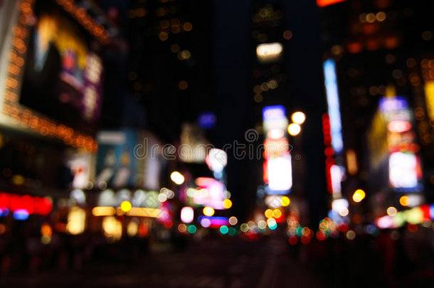 时代广场抽象-纽约