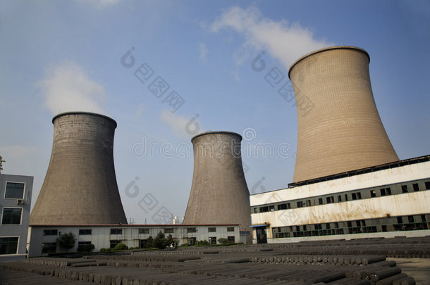 中国燃煤电厂冷却塔