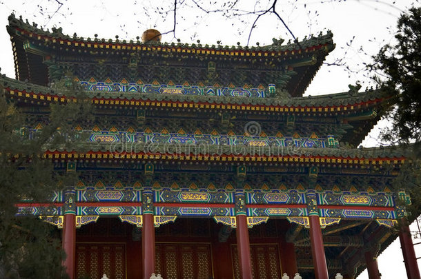 中国北京景山公园老中国馆