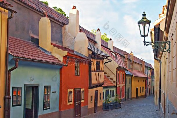 布拉格城堡金色巷