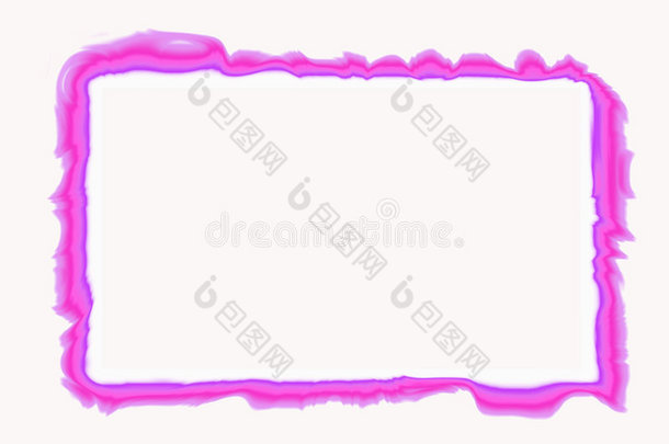 粉色装饰边框