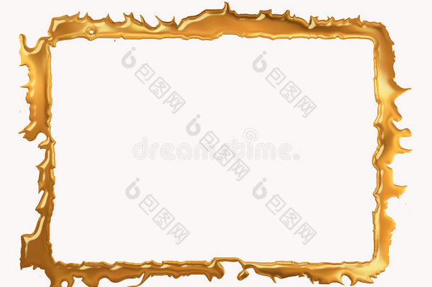 装饰金画框