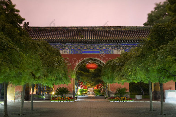 红西天门灯寺太阳北京