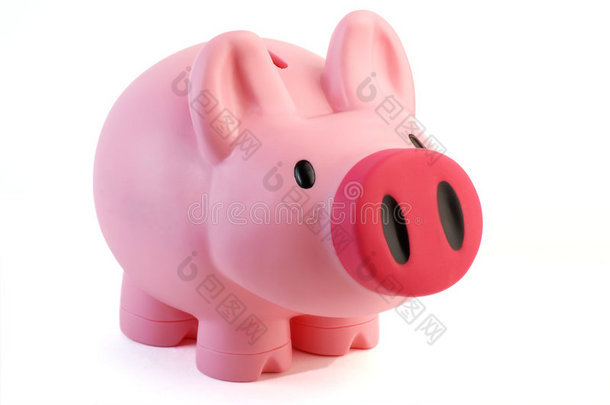 粉红猪钱箱
