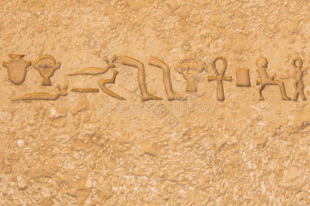 开罗塞加拉的埃及象形文字