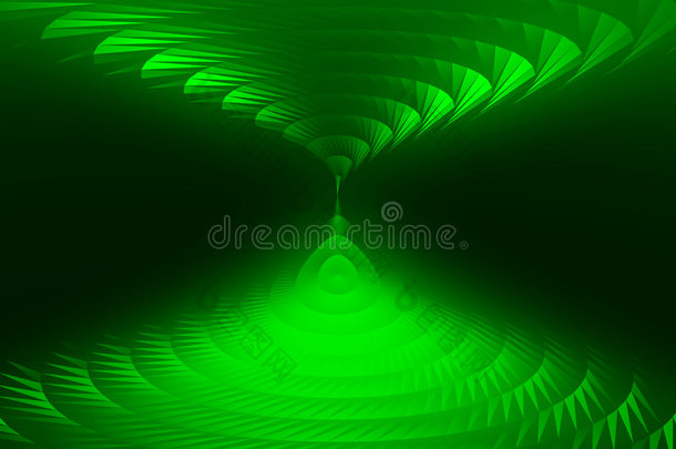 绿色螺旋
