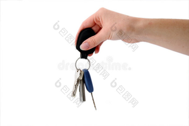 遥控钥匙和挂钥匙